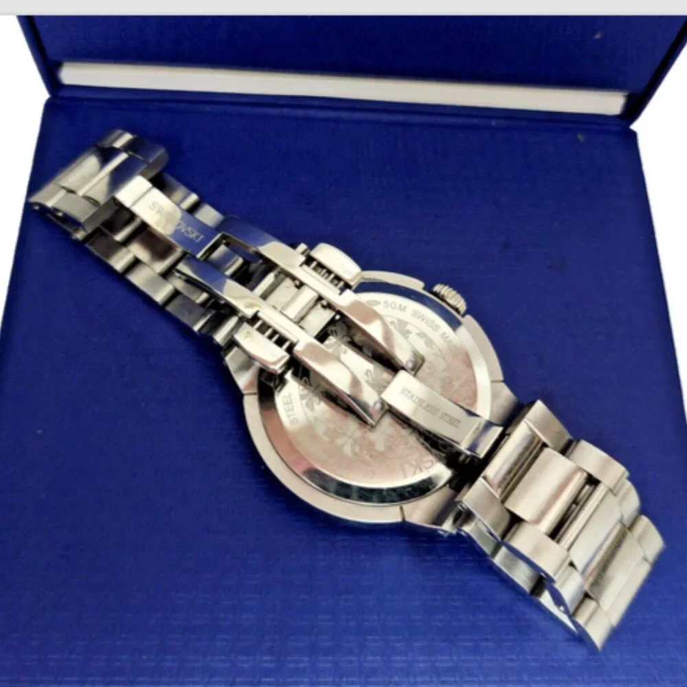Swarovski City Stainless Steel Womens Watch 5181632 Swiss Made Movement